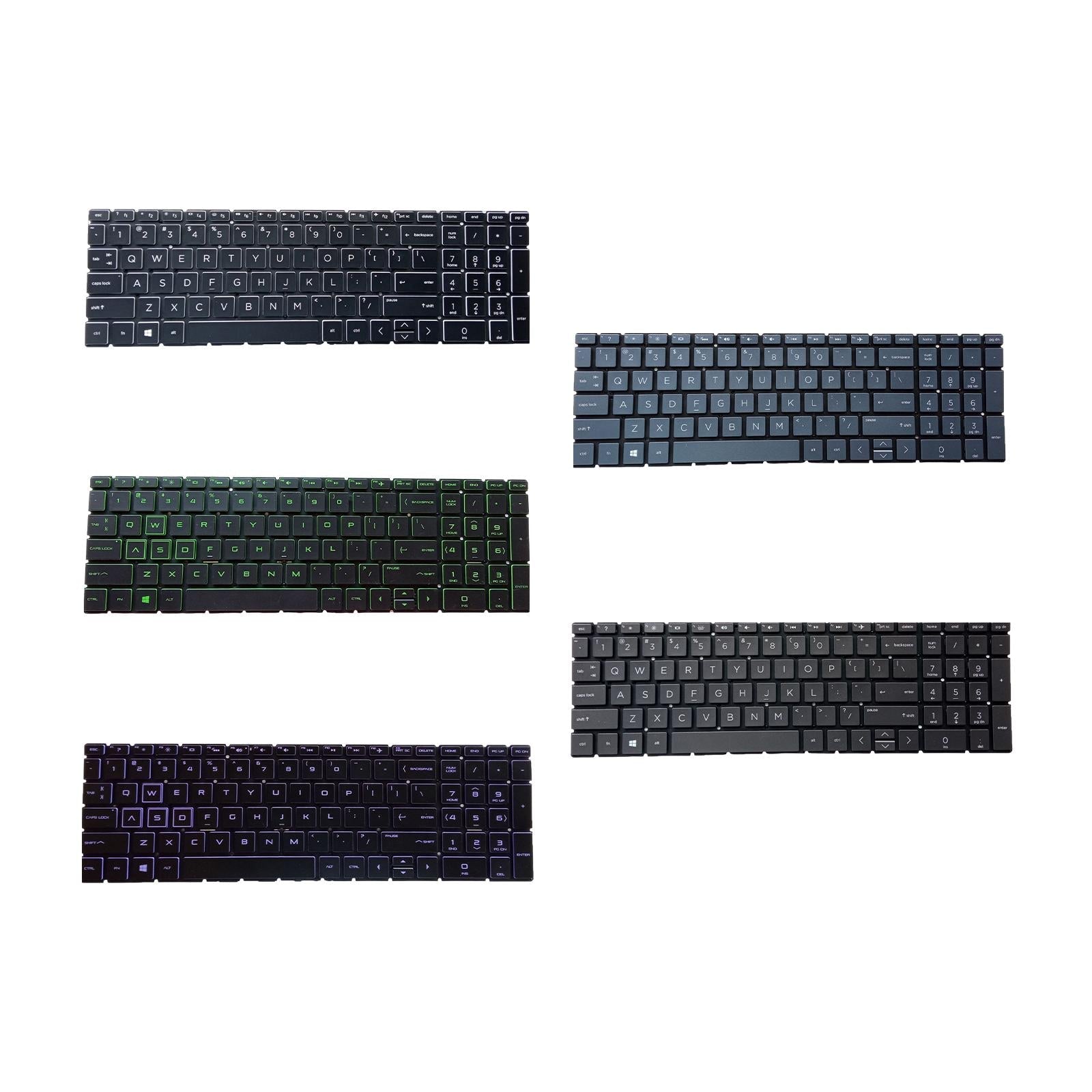 US English Keyboard Replaces for HP 15-Dx Tpn-C136 Professional Components Blue