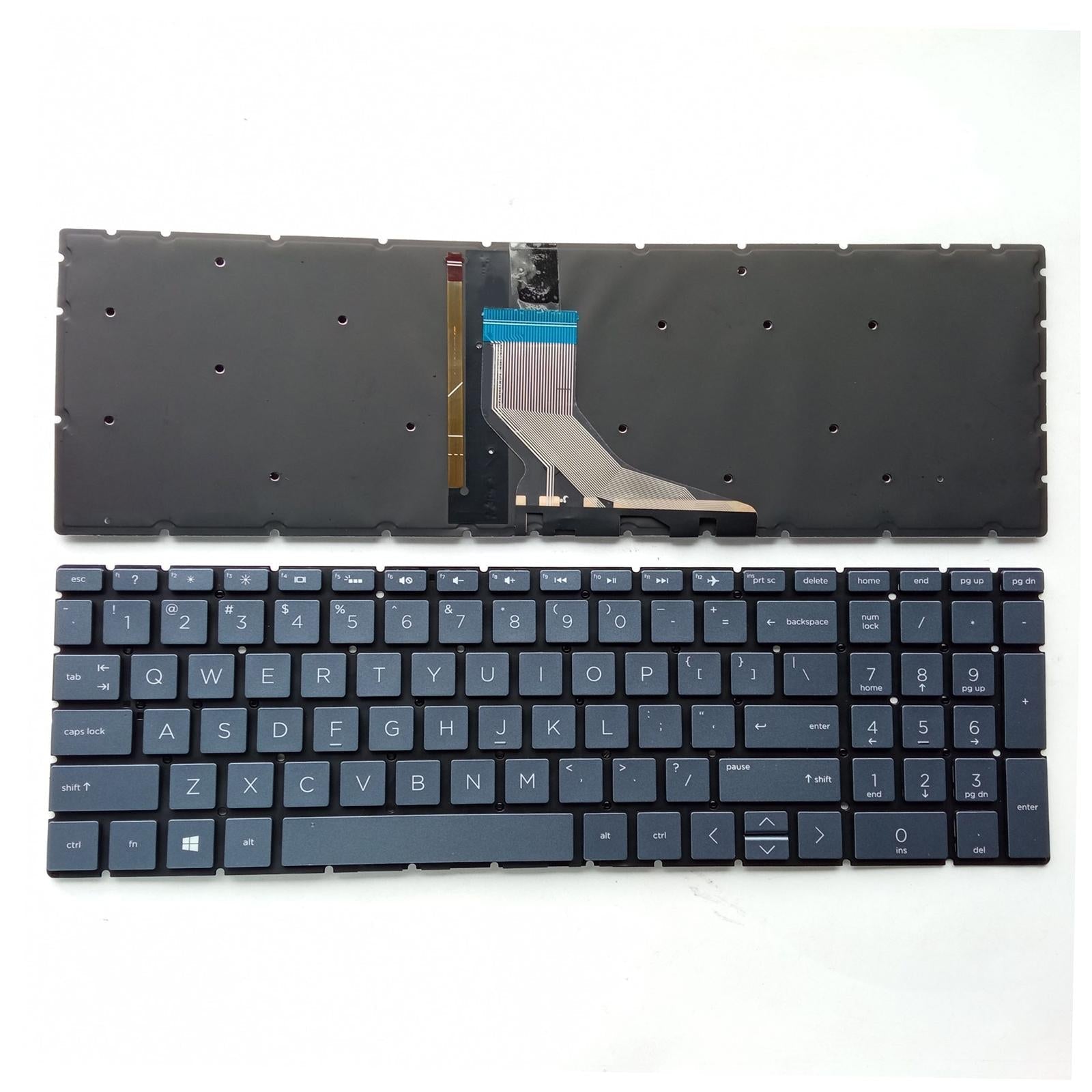 US English Keyboard Replaces for HP 15-Dx Tpn-C136 Professional Components Blue