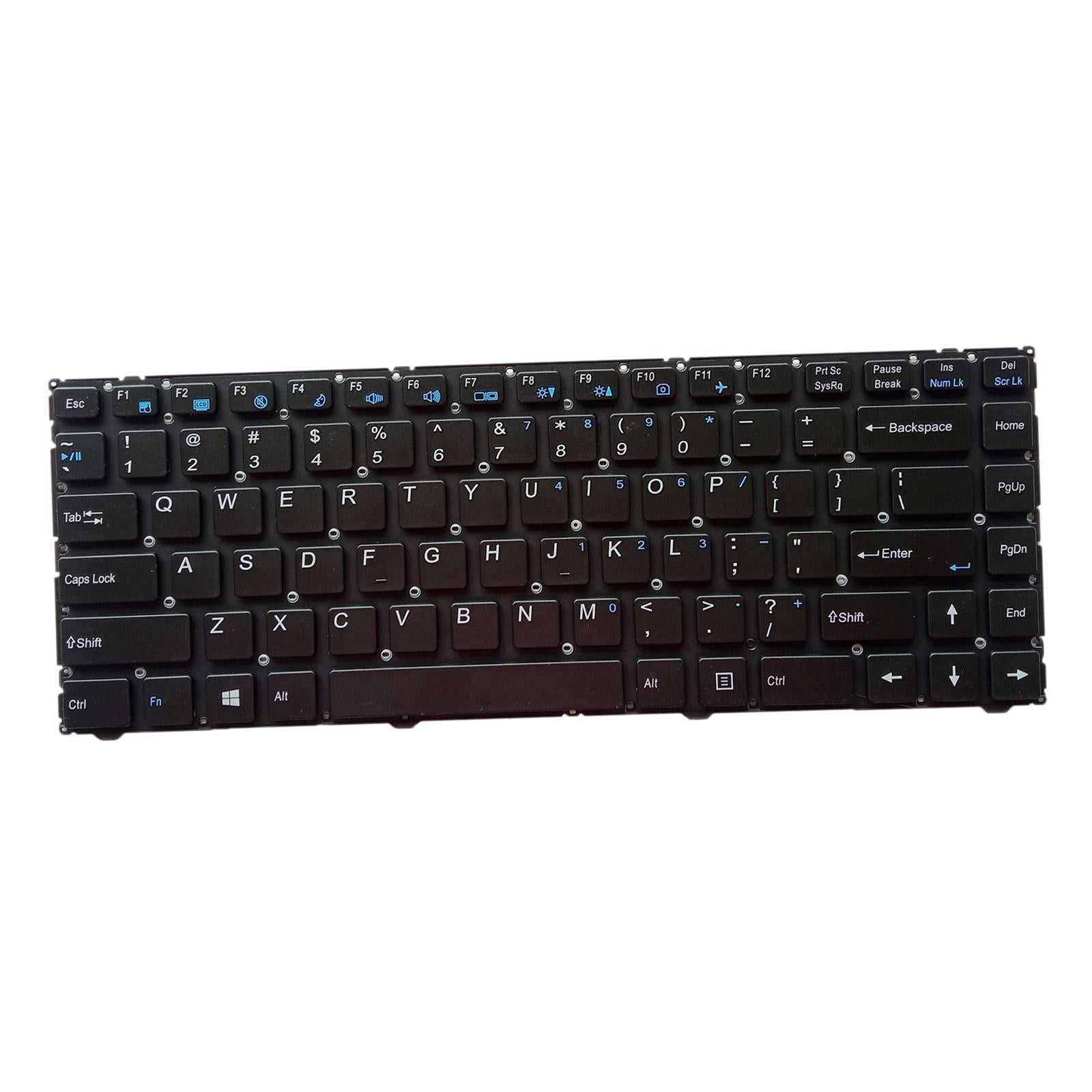 US Keyboard US Layout MP-12R76NW-4302 for W940SU W940TU W9400 Black