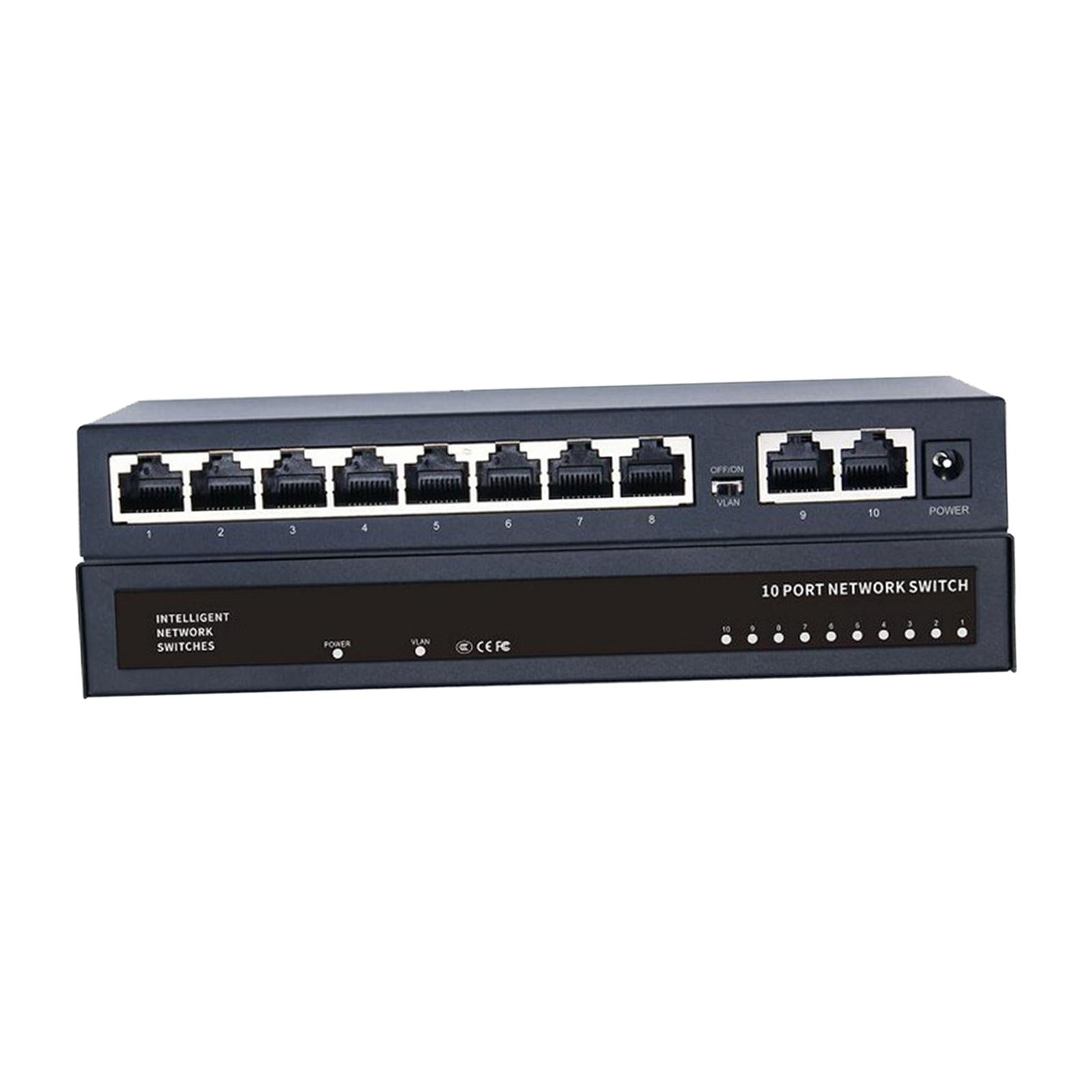 10 Port Gigabit Ethernet Switch 1000Mbps for Video Surveillance Hotels