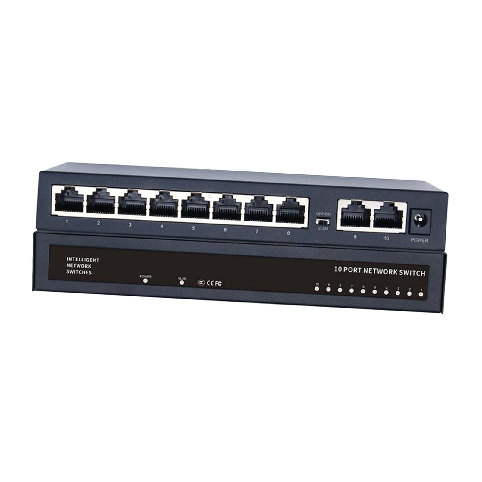 10 Port Gigabit Ethernet Switch 1000Mbps for Video Surveillance Hotels