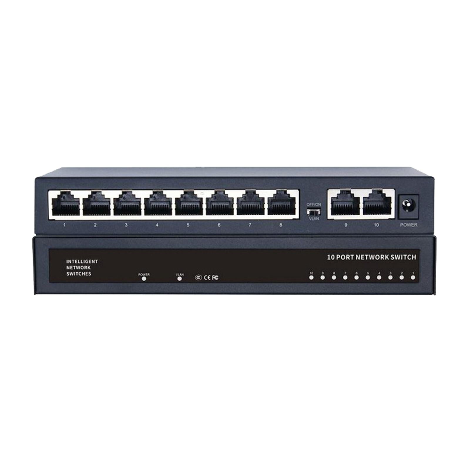 10 Port Gigabit Ethernet Switch 1000Mbps for Video Surveillance Hotels