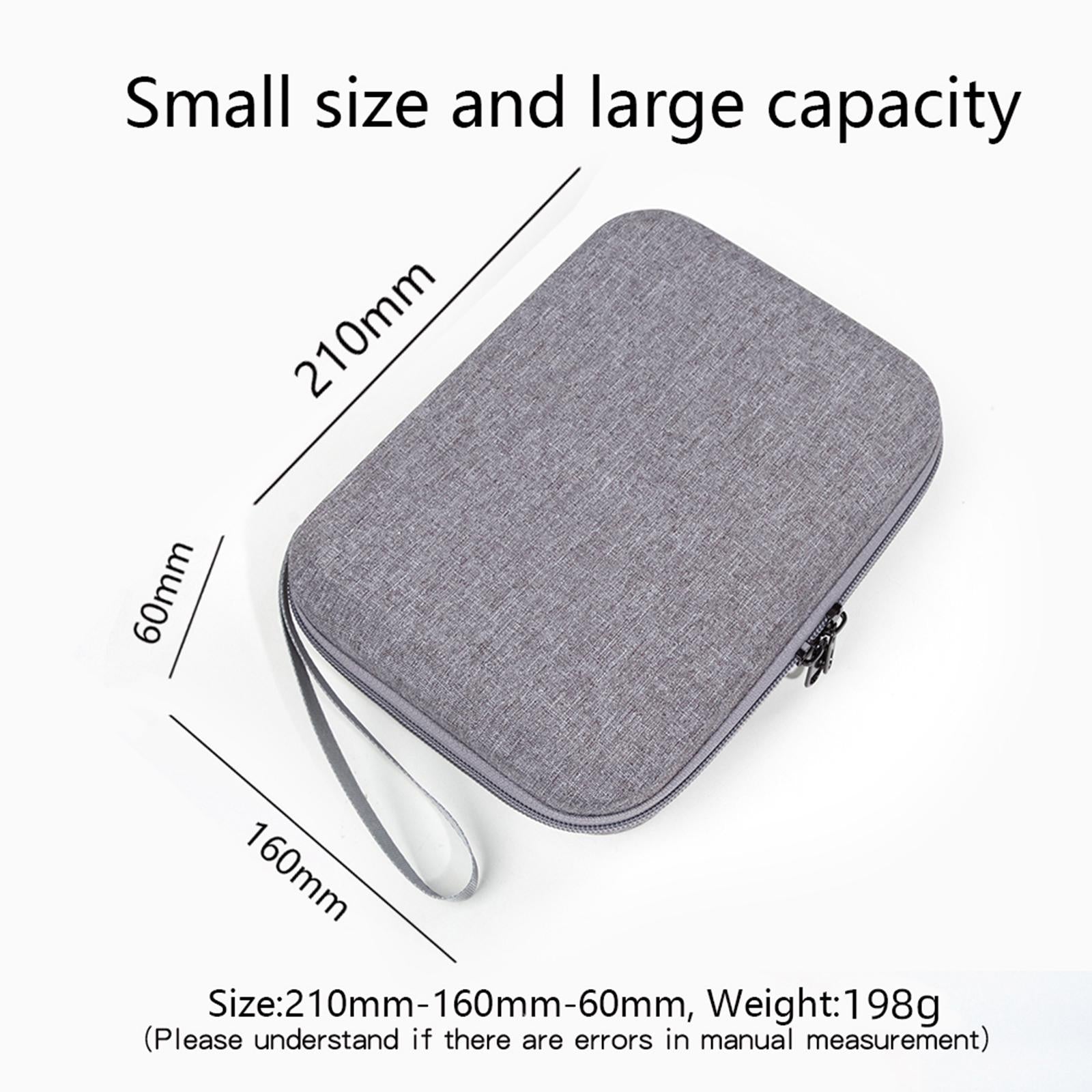 Stabilizer Case Pouch Hard EVA Shell Bag for Flow Stabilizer Handheld Gimbal Grey