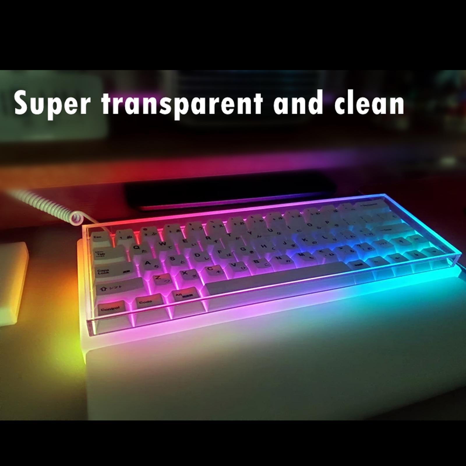 Mechanical Keyboards Dust Cover Transparent Film Protector Case for Computer L