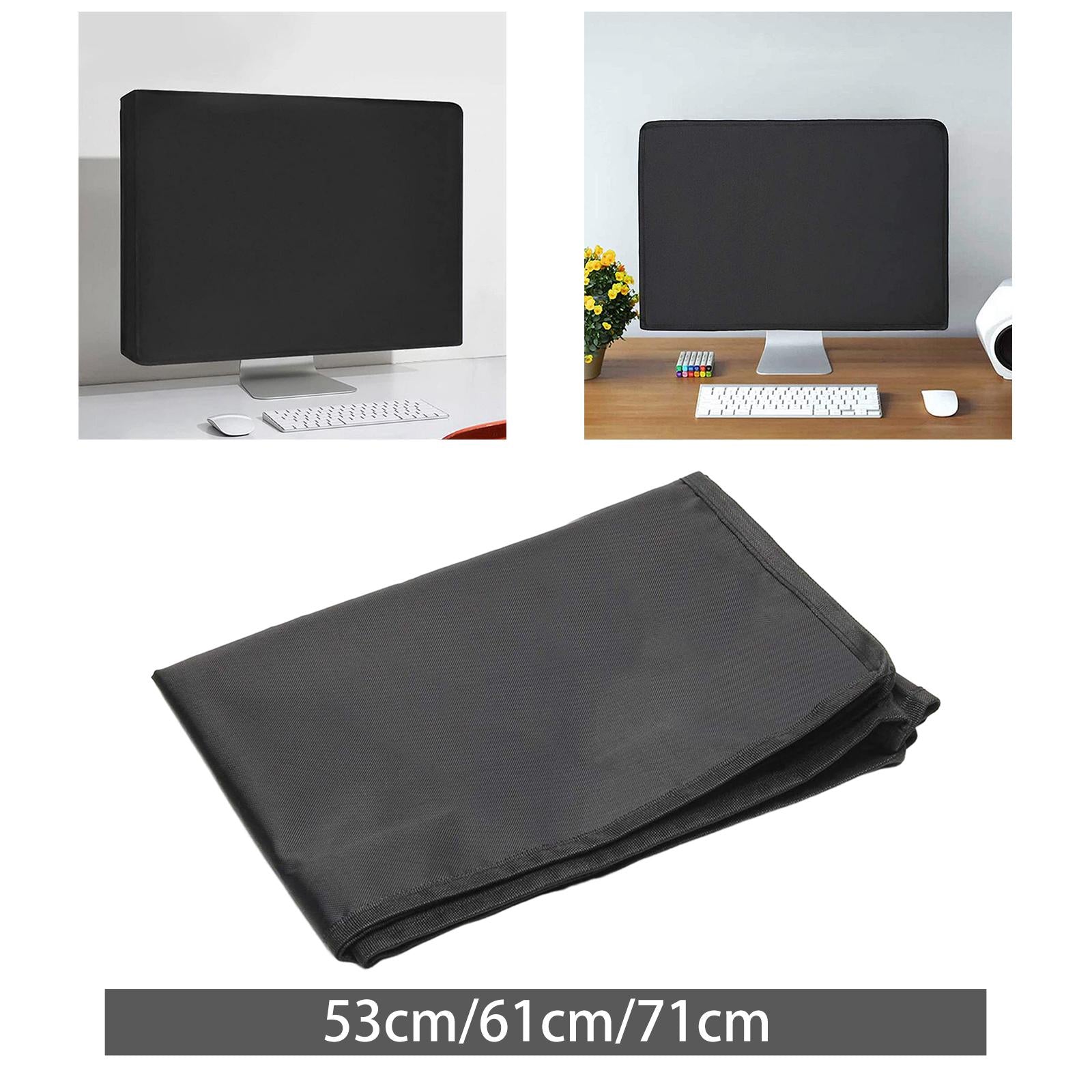 Computer Monitor Dust Cover Accs Computer Screen Protective Sleeve for Hotel 53cmx35cmx9cm