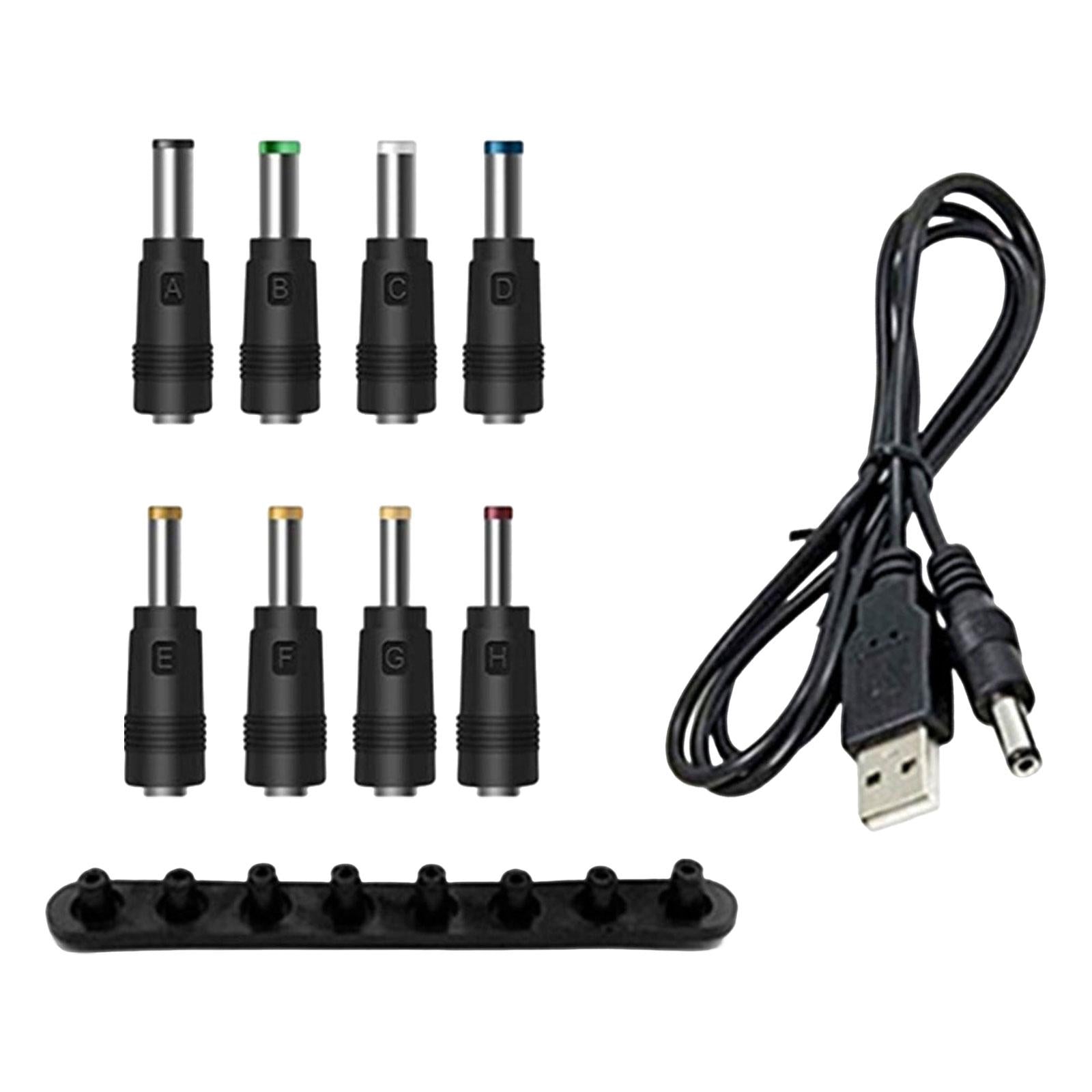 DC Adapter Power Converter 5.5 x 2.1mm Female Power Supply Plug Jack Sets