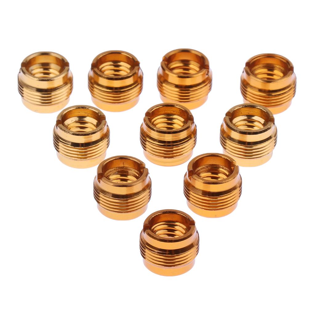 10 Pieces Microphone Clip Screw Thread Adaptor 3/8