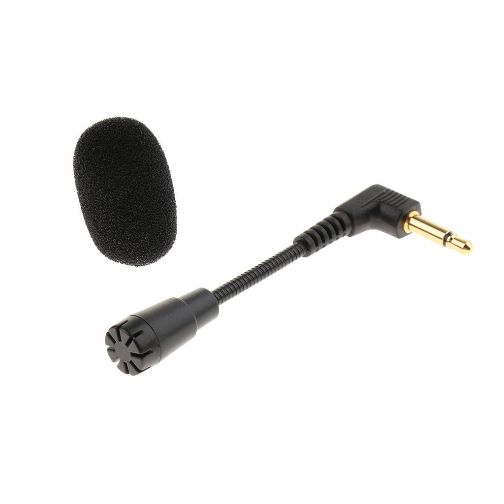 3.5mm Black Stereo Mini USB Mic Microphone 3.5mm Elbow Head