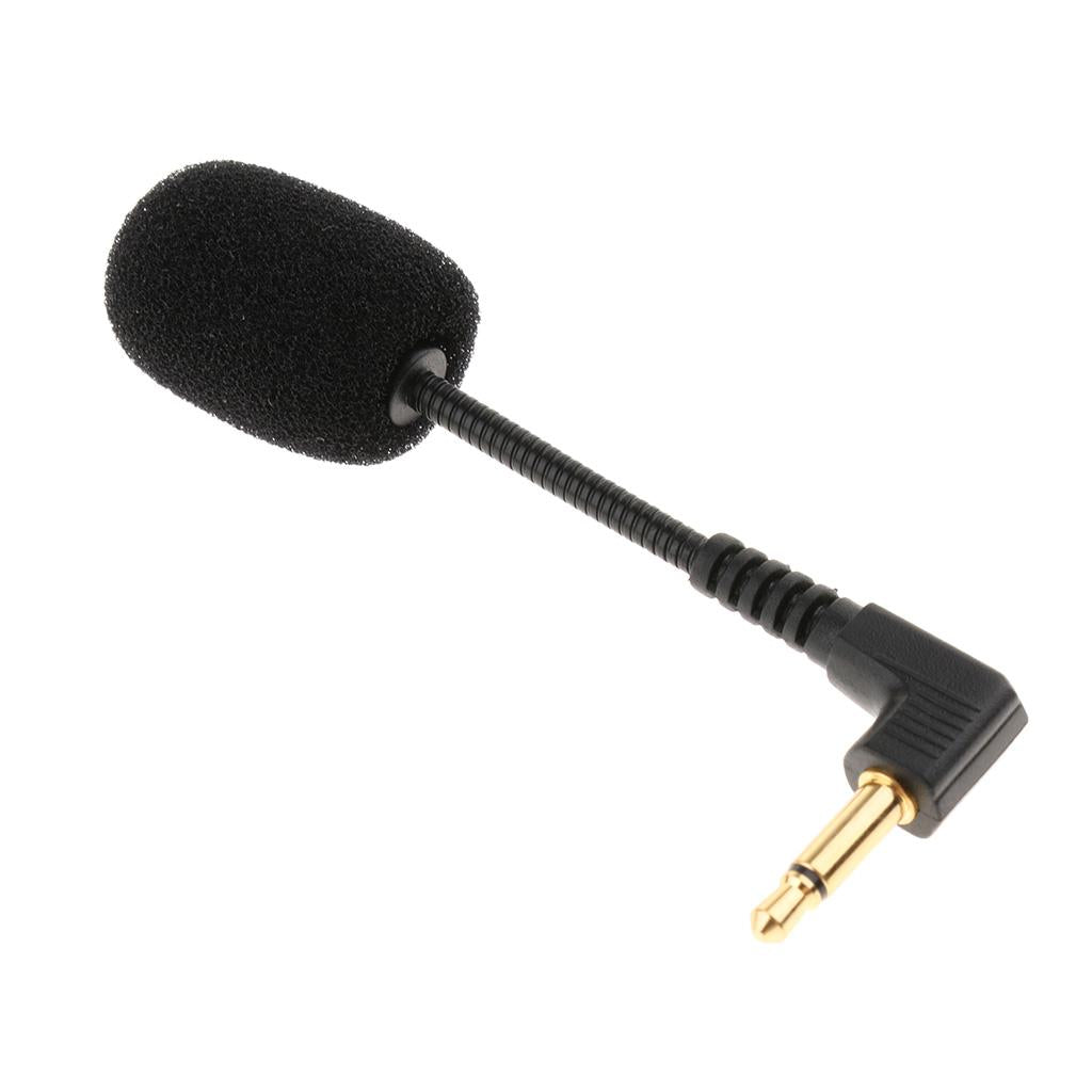 3.5mm Black Stereo Mini USB Mic Microphone 3.5mm Elbow Head