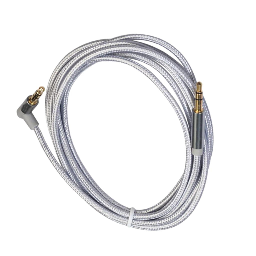 3.5mm Audio Cable Nylon Braided Male to Male Aux Cord 200cm