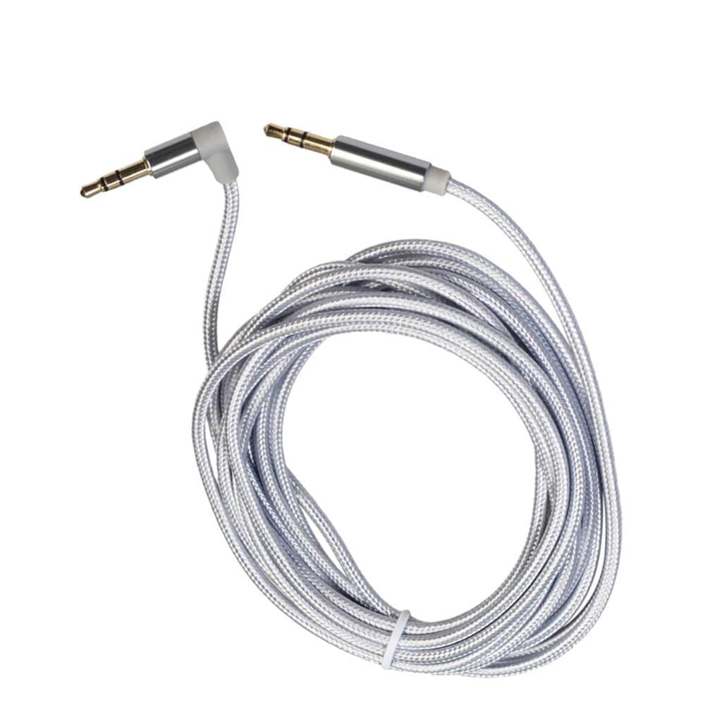 3.5mm Audio Cable Nylon Braided Male to Male Aux Cord 300cm