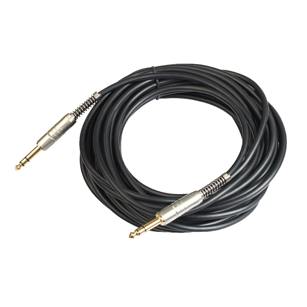 Braid 1/4'' Gold-Plated 6.35mm Stereo Male to Male Audio Cable 10m(32.81ft)