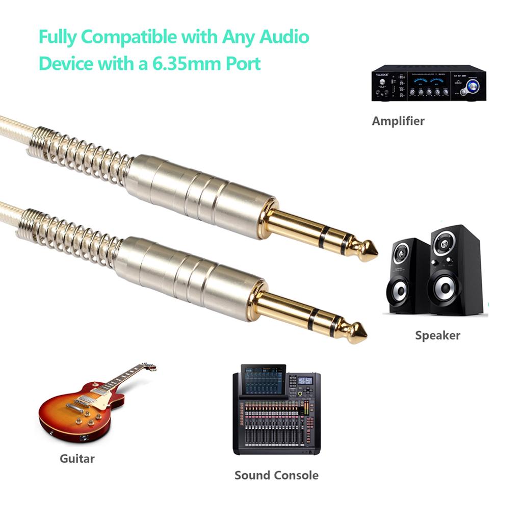 Guitar Instrument Cable for Electric Bass Guitar 180cm