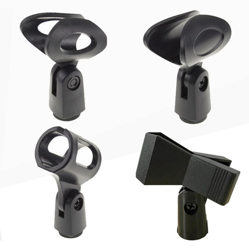 Universal Microphone Mic Clip Holder for Mic Stand Adapter for 26-30mm Mic