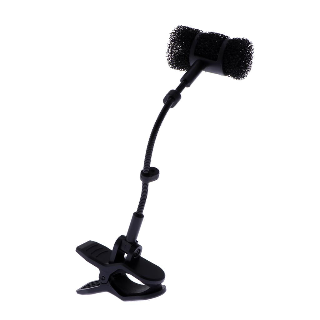 Microphone Clip without Mic for Erhu Flute Cucurbit Flute Performance