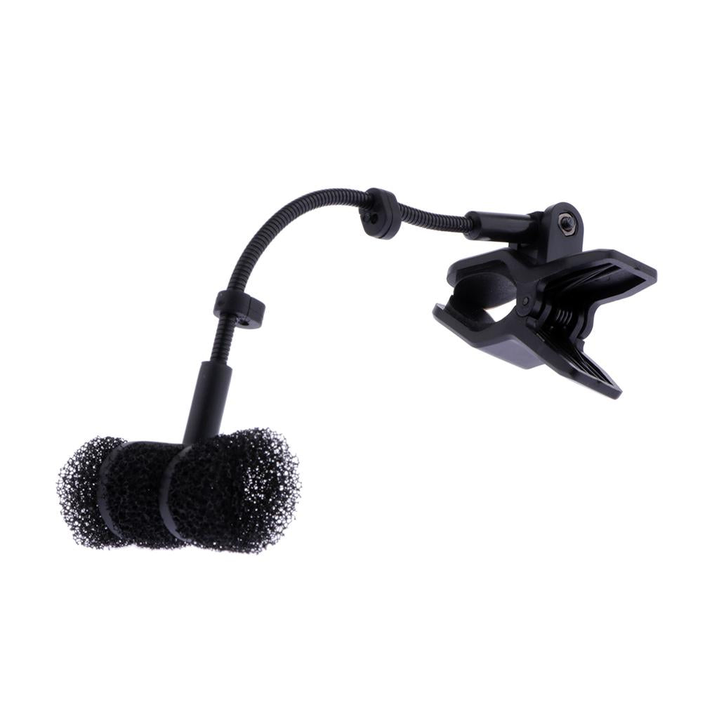 Microphone Clip without Mic for Erhu Flute Cucurbit Flute Performance