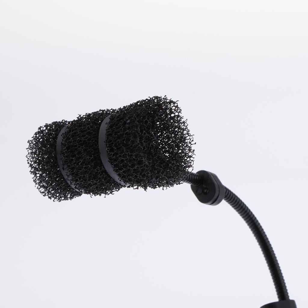 Microphone Clip without Mic for Erhu Flute Cucurbit Flute Performance