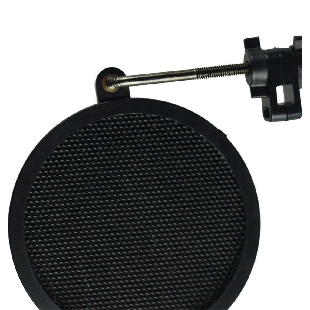 Mic Wind Screen Mask Shied Pop Filter Black