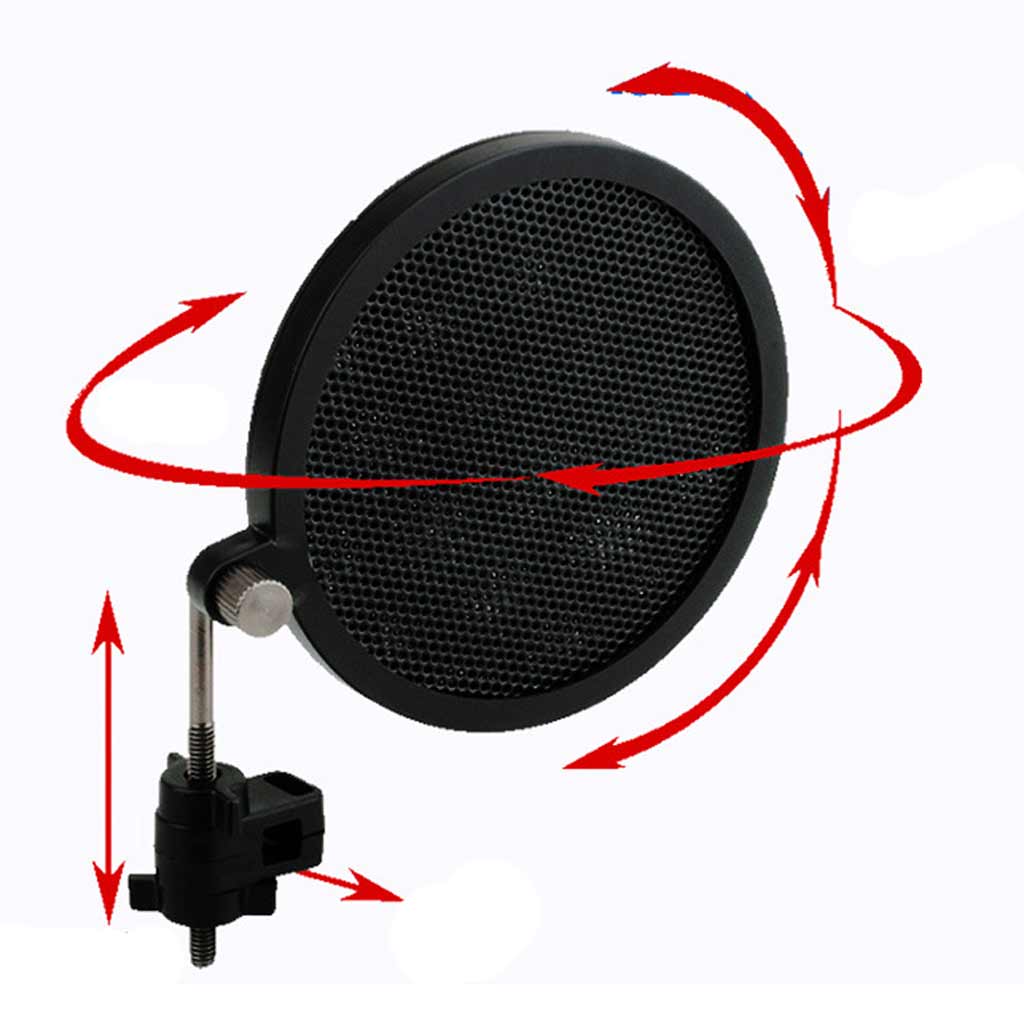 Mic Wind Screen Mask Shied Pop Filter Black