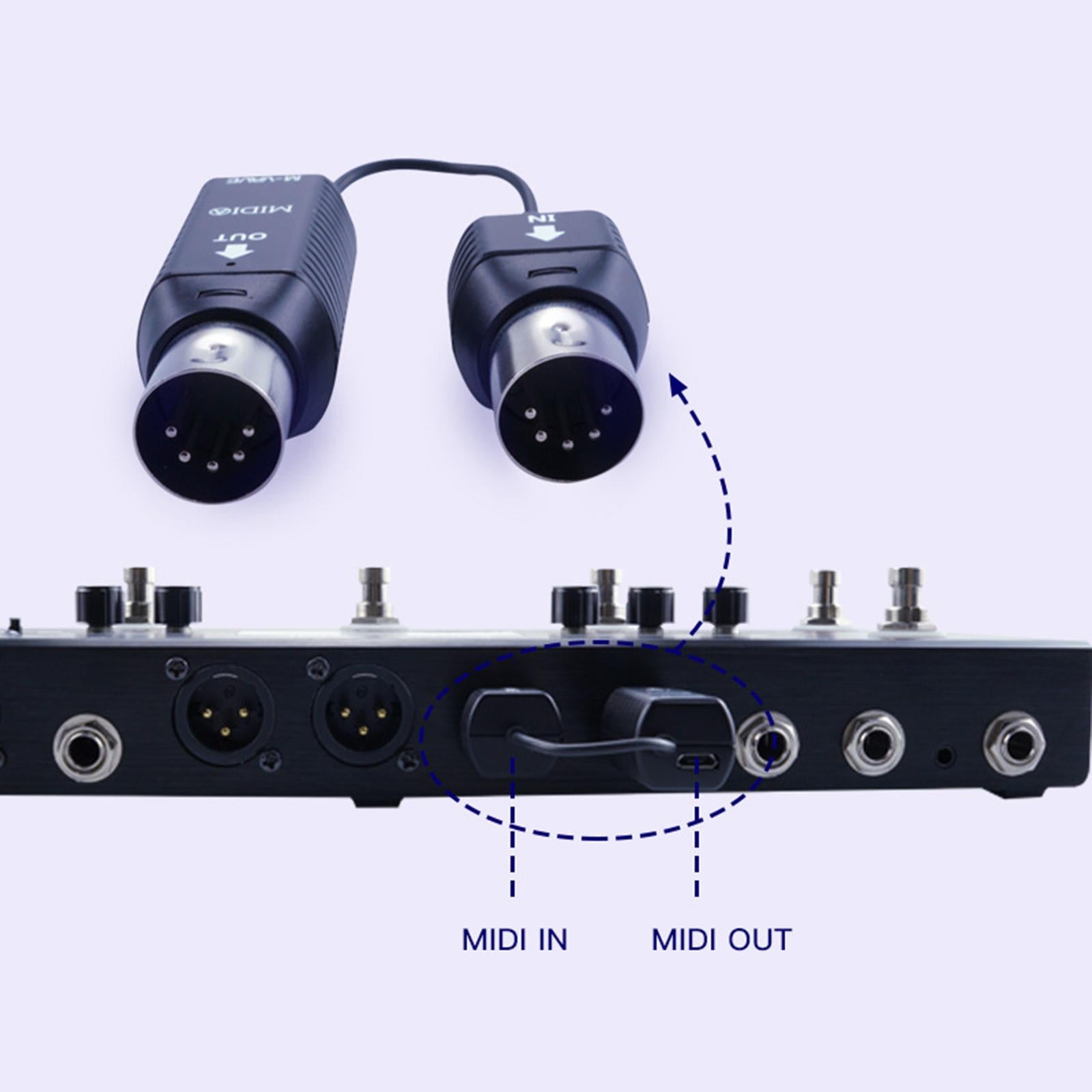 Mini Wireless Transmission System MIDI Wireless Adapter Plug and Play