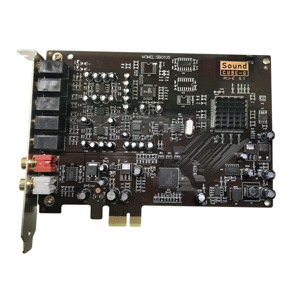 5.1 Channel PCI Sound Card High-Quality 3D Surround Sound Windows