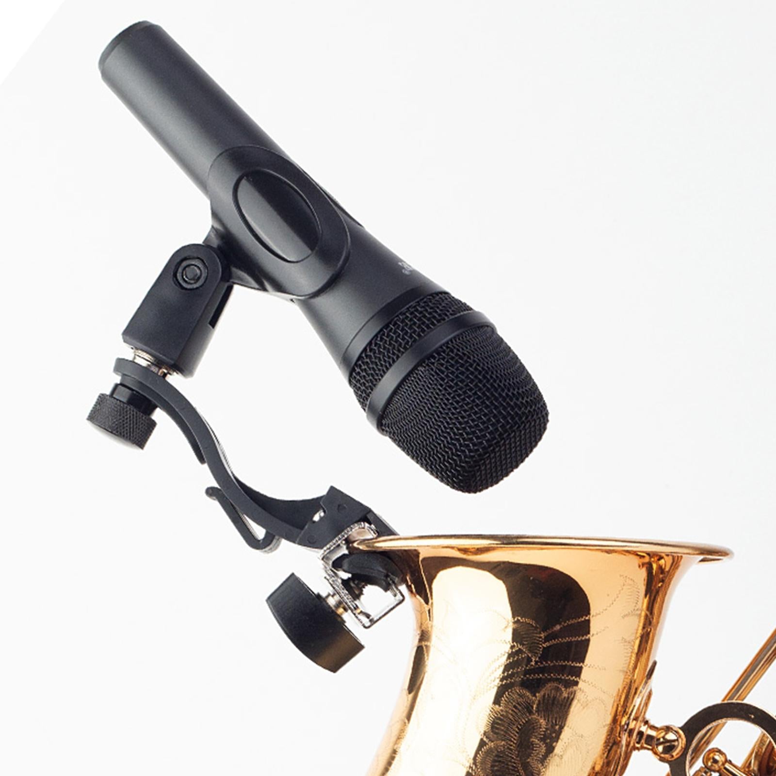 Drum Mic Clamp Mount Adjustable Shockproof for Instrument Accessory Studio