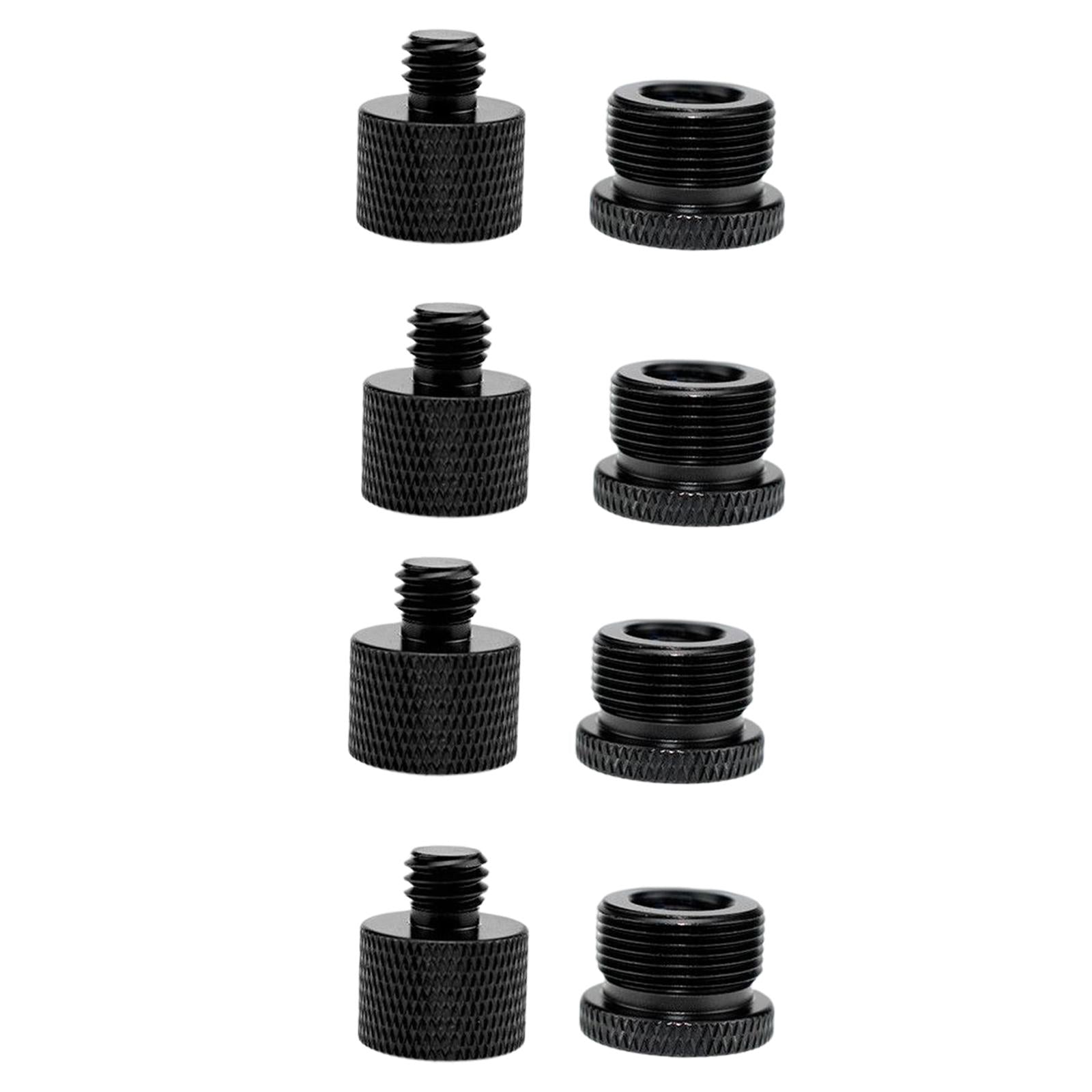 8Pcs Mic Stand Adapter Universal Screw Adapter Thread for Microphone Stand