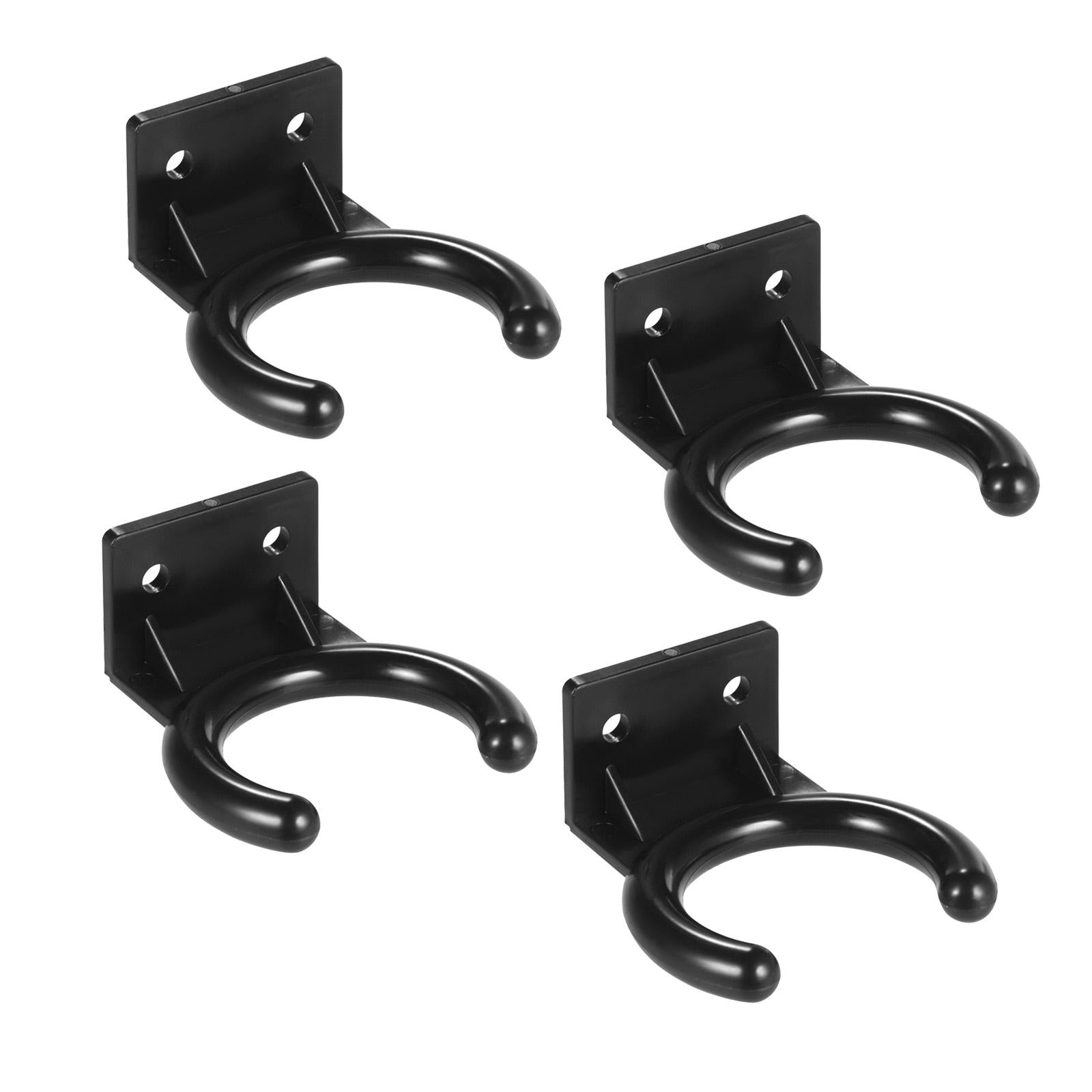 4 Pieces Mic Hook Wall Hanger Stands for Office