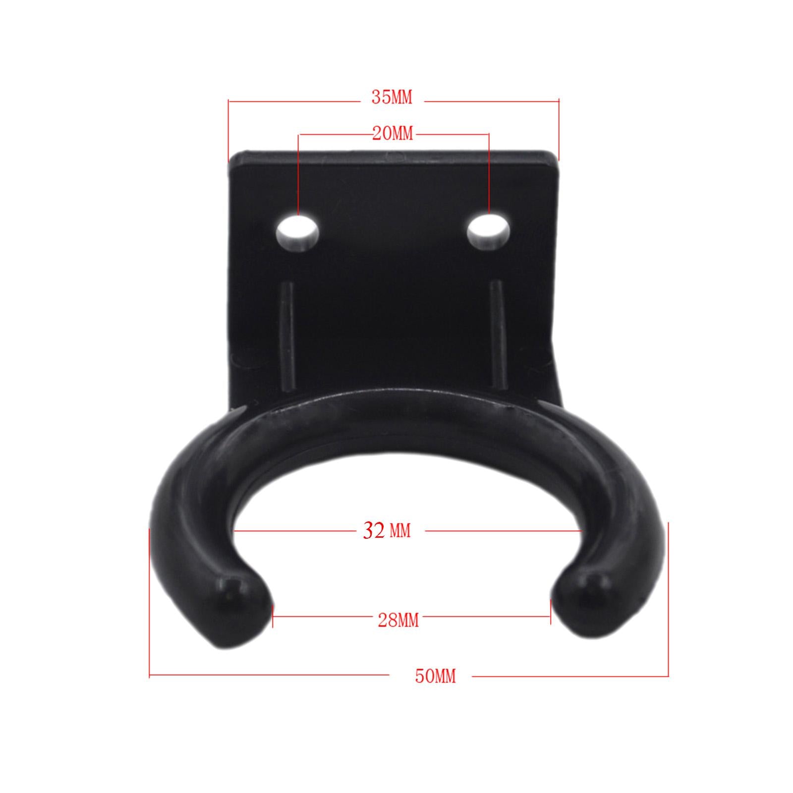 4 Pieces Mic Hook Wall Hanger Stands for Office