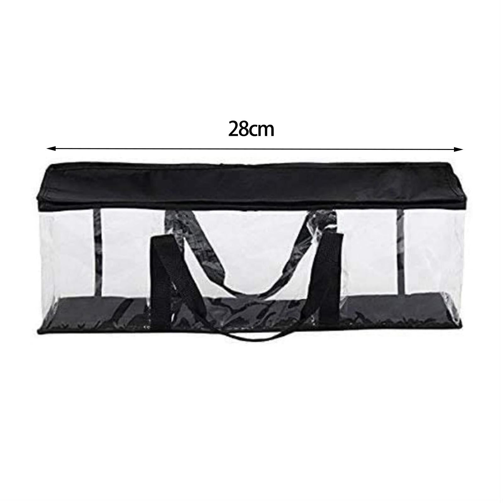 DVD Storage Bag Zipper Organizer with Handles Display for Book Office CD