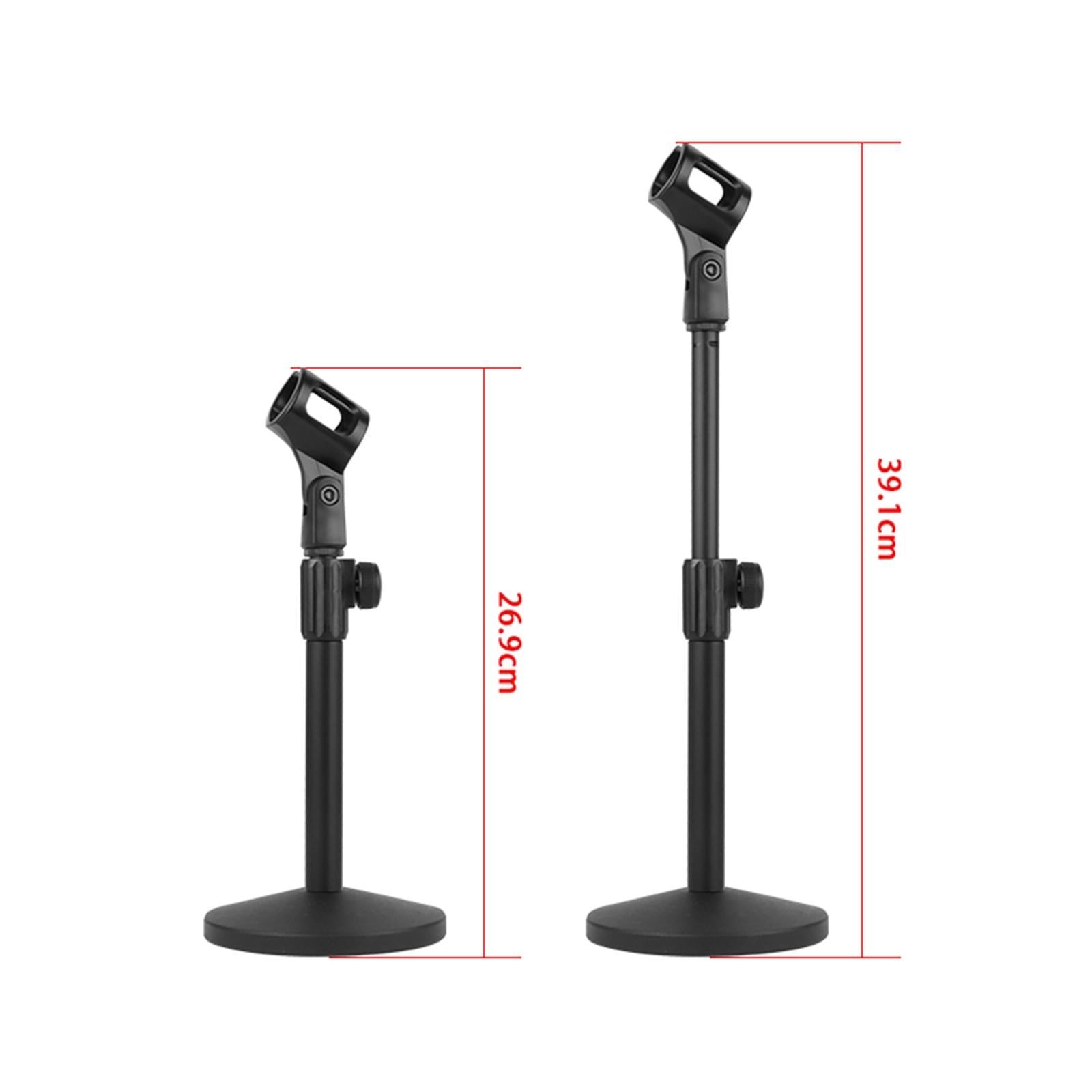 Table Mic Stand Universal Mic Clip Portable for Concert Ceremony Singing