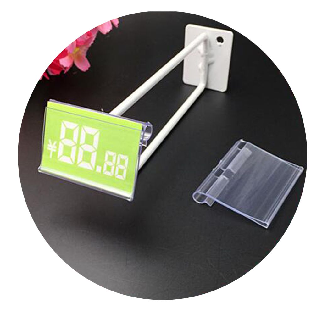 Clear Plastic Label Holder Retail Price Tag Label Holder 60x42mm