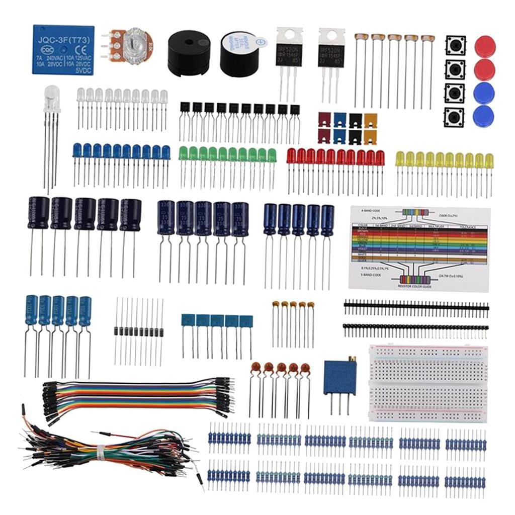 Electronic 400 Breadboard Resistor Capacitor Potentiometer for Raspberry Pi