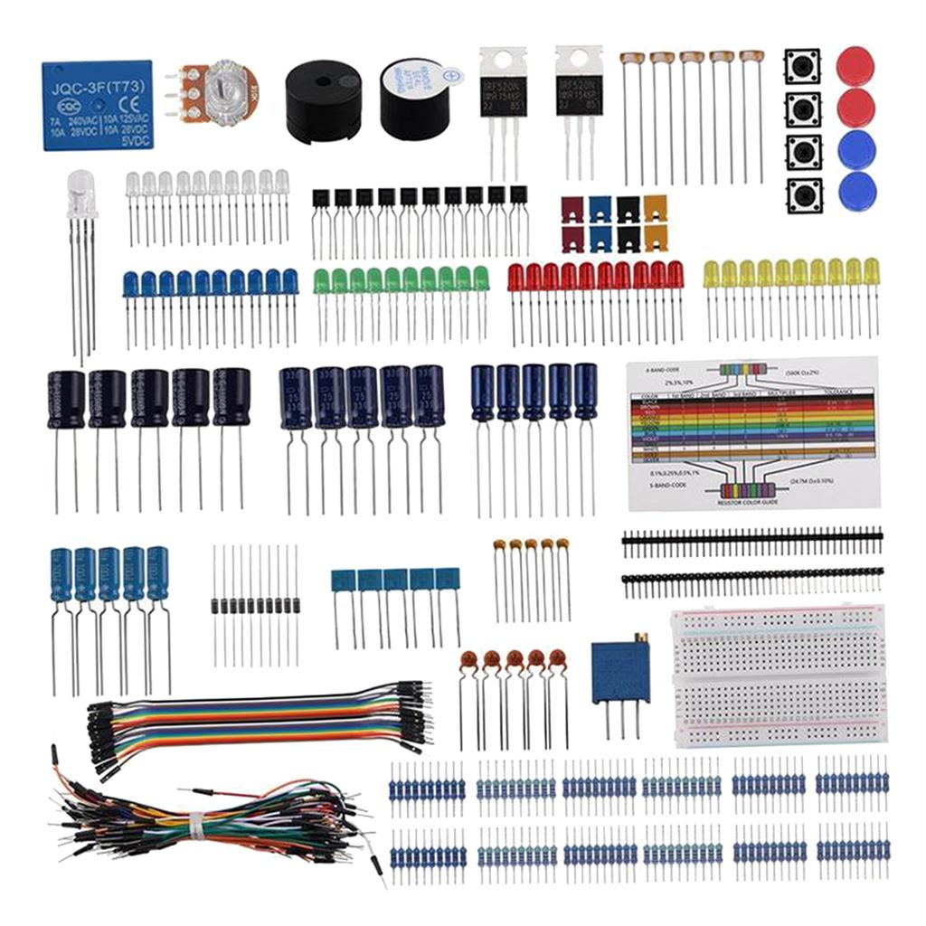 Electronic 400 Breadboard Resistor Capacitor Potentiometer for Raspberry Pi