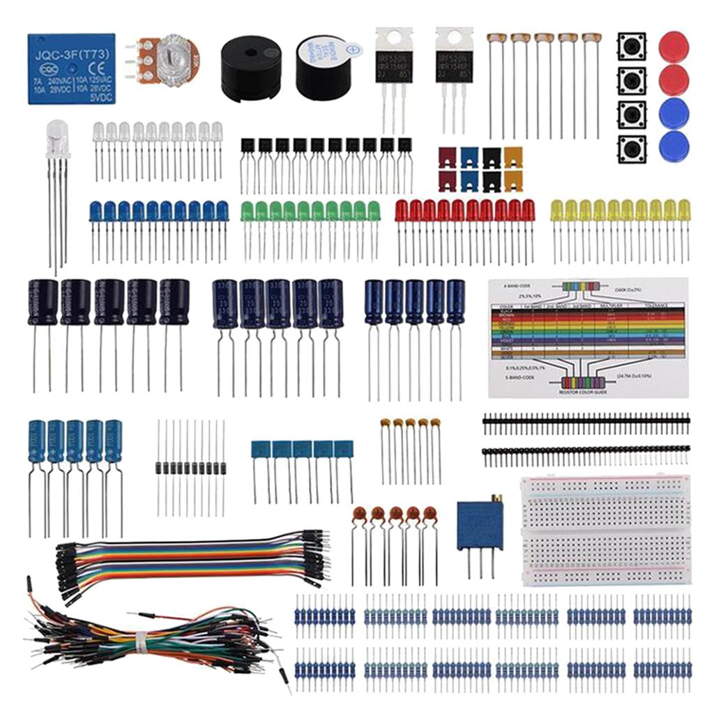 Electronic 400 Breadboard Resistor Capacitor Potentiometer for Raspberry Pi