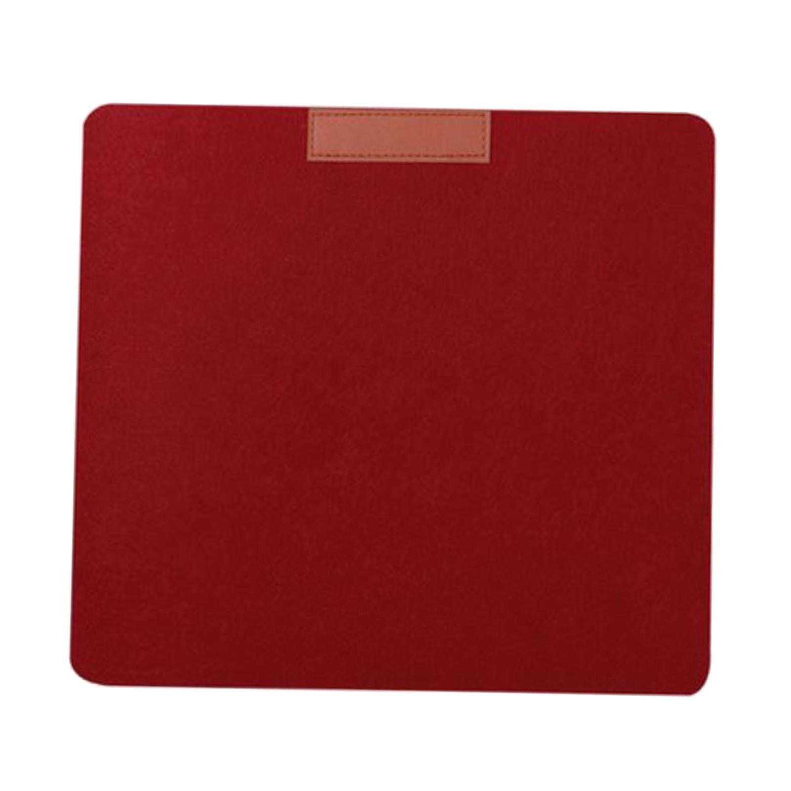 Soft Mouse Pad Table Computer Desk Mat Felt Laptop Cushion Office Home Red Wine