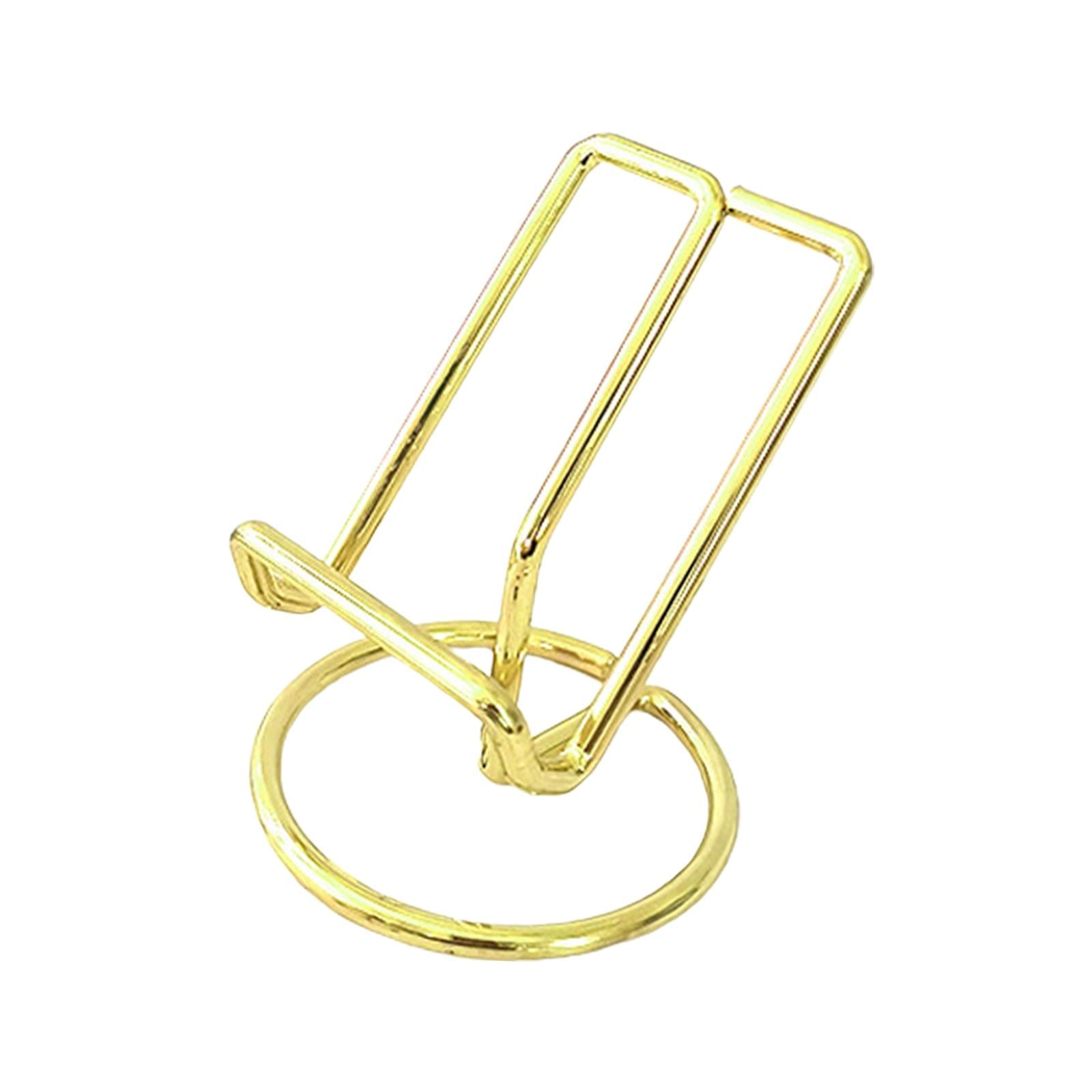 Desktop Phone Holder Rack Business Cards Holder Cell Phone Stand Non Slip Golden