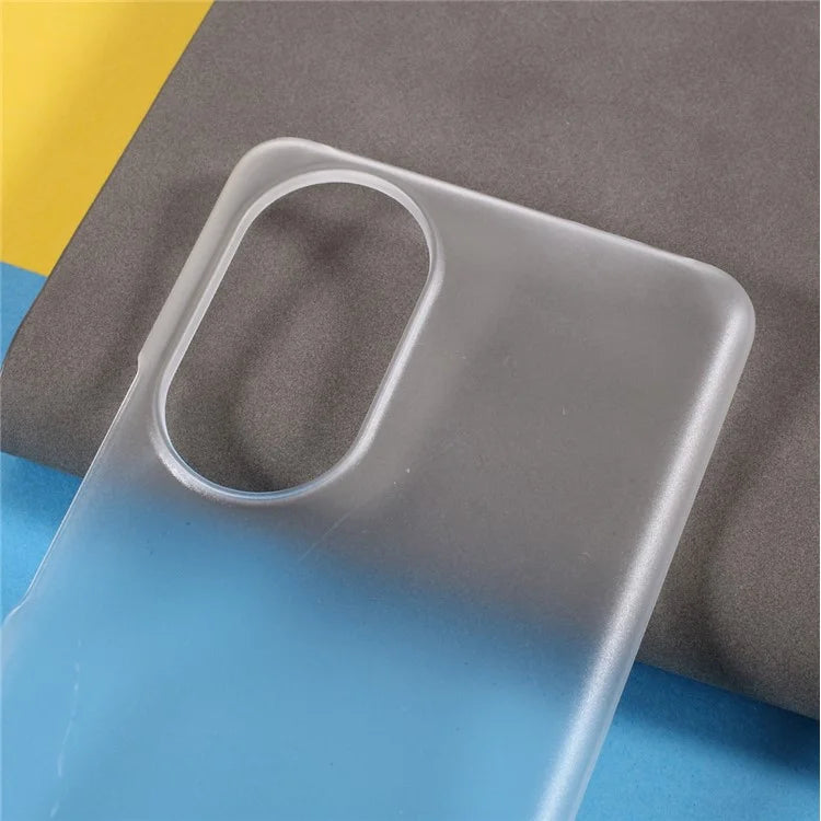 Colorful Rubberized Workmanship Plastic Phone Case for Honor 50 / Huawei nova 9 - Transparent