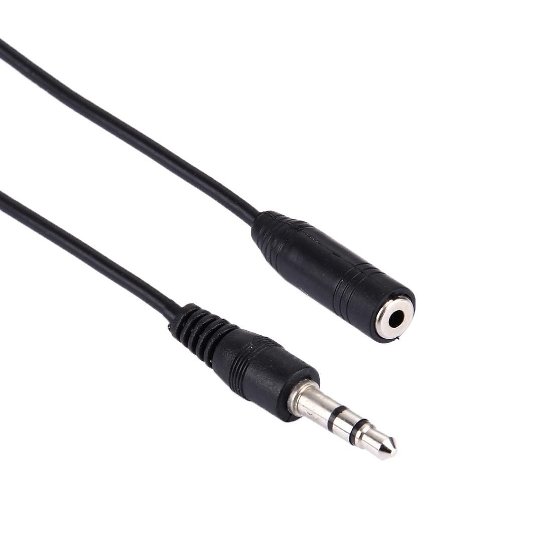 3.5 Male to 2.5 Female Converter Cable, Length: 17cm (Black)