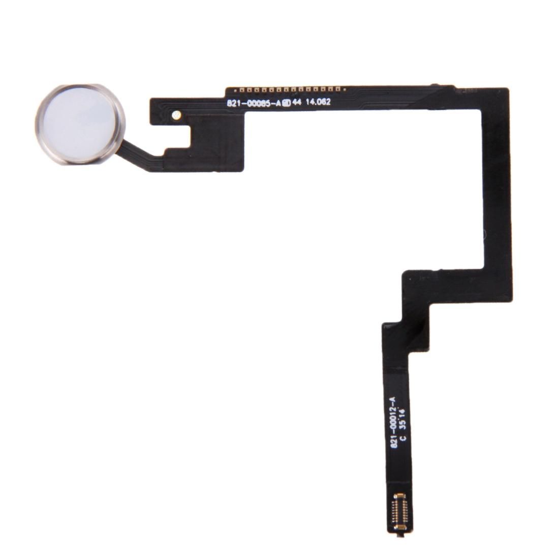 Original Home Button Assembly Flex Cable for iPad mini 3, Not Supporting Fingerprint Identification (Silver)