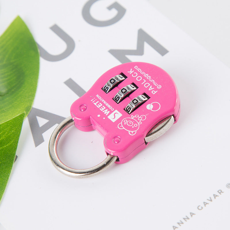 Sweet Mini 3-Digit Combination Lock Padlock