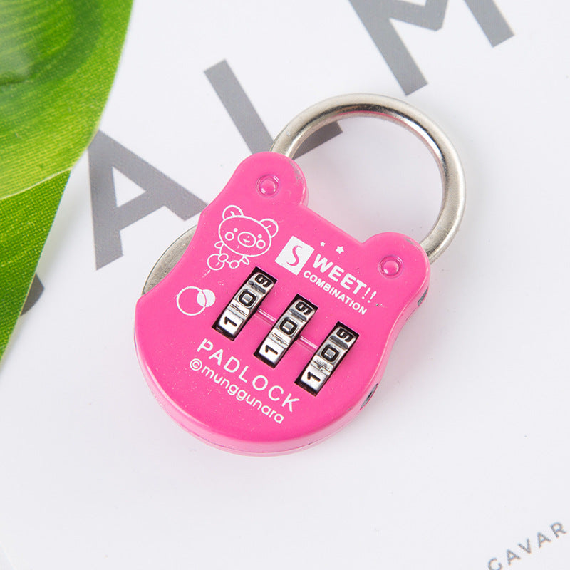 Sweet Mini 3-Digit Combination Lock Padlock