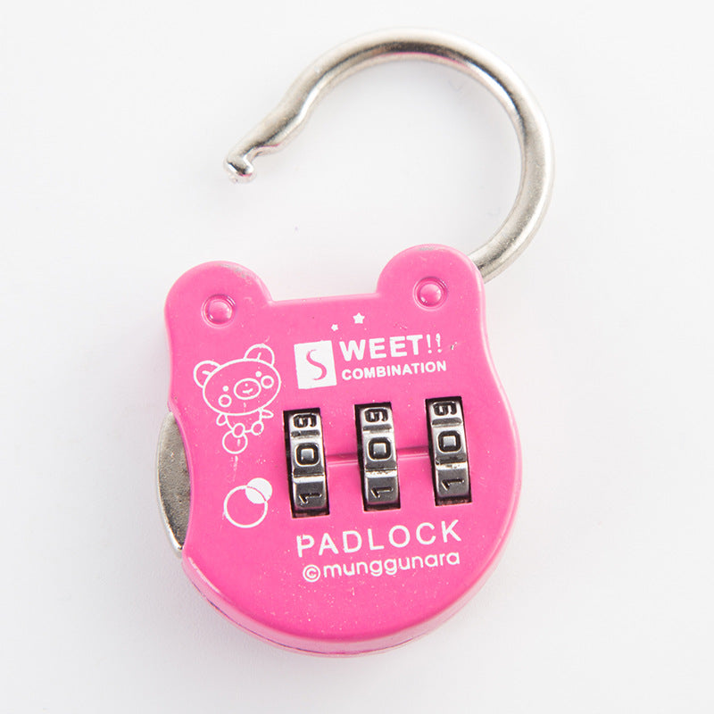 Sweet Mini 3-Digit Combination Lock Padlock