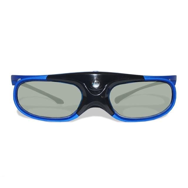 Active Shutter Rechargeable 3D Glasses Support 96HZ/120HZ/144HZ For XGIMI Z4X Z5 H1 JmGo G1 G3 X1 BenQ Acer & DLP LINK Projector (Blue)