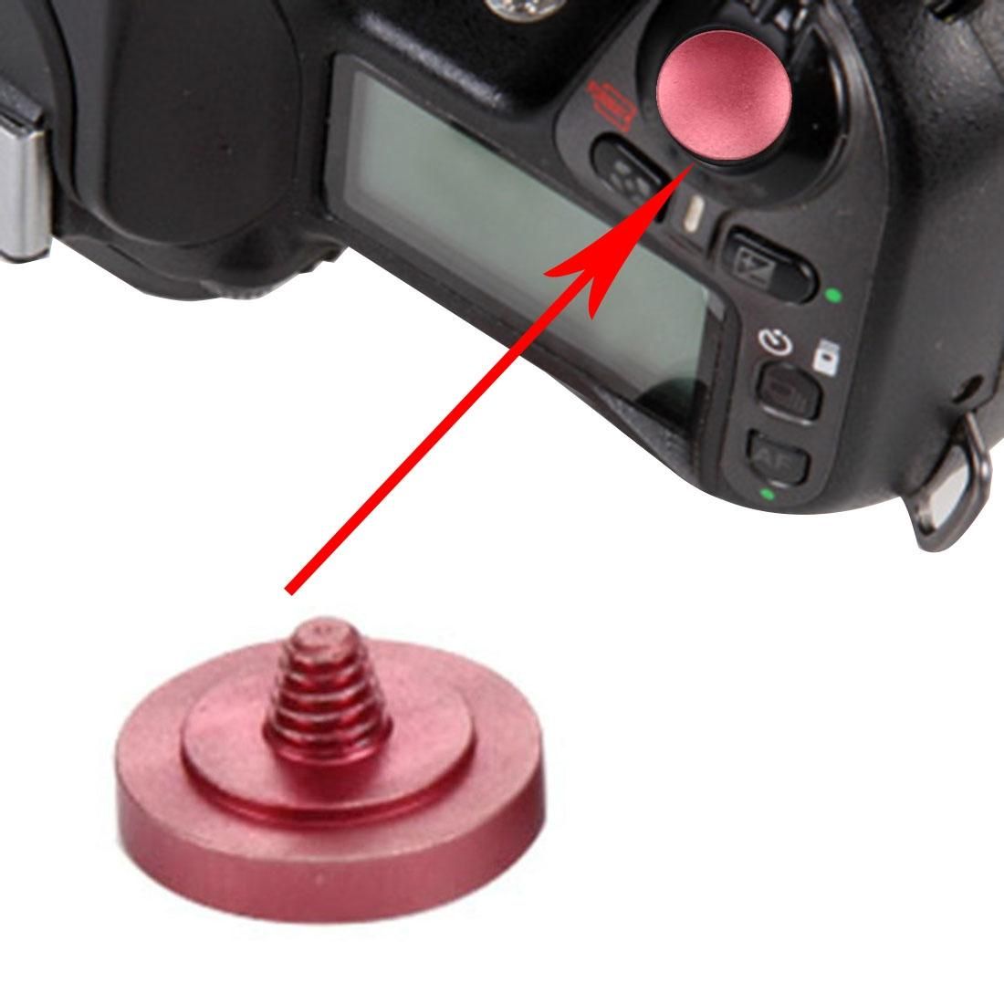 Universal Metal Camera Shutter Release Button, Diameter: 11mm, Thickness: 2mm (Red)