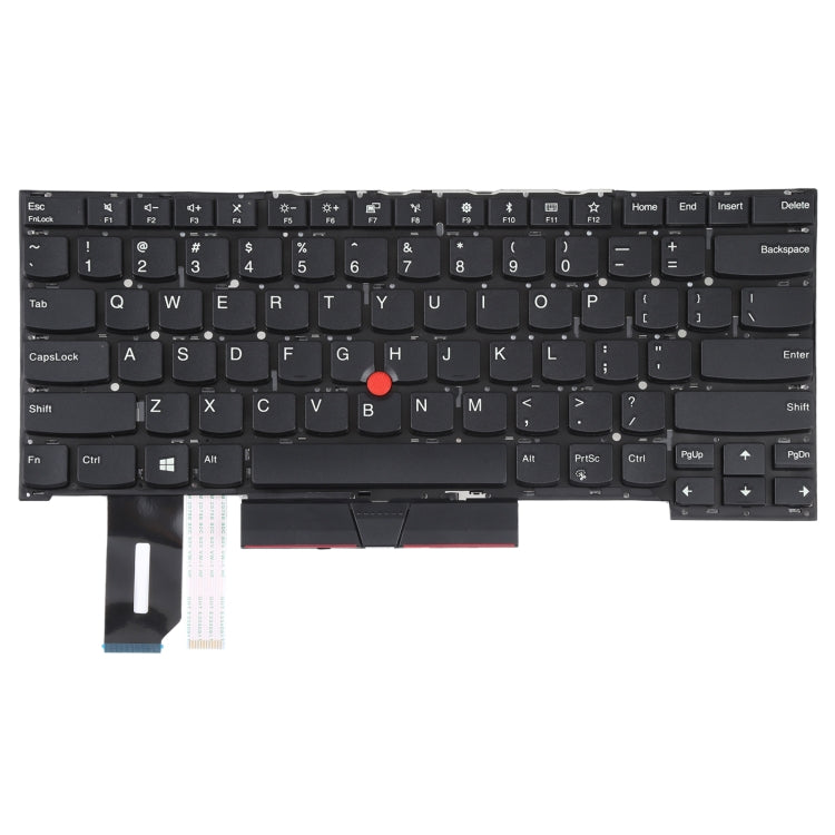 US Version Keyboard with Pointing For Lenovo Thinkpad T490S(Black)