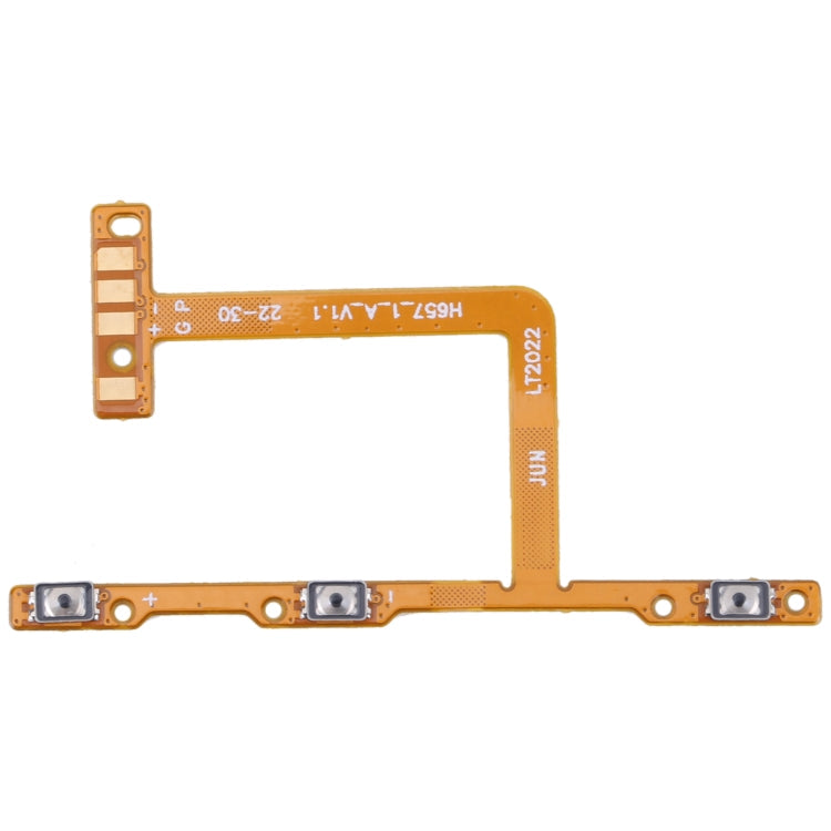 For Infinix Hot 10 X682B X682C OEM Power Button & Volume Button Flex Cable