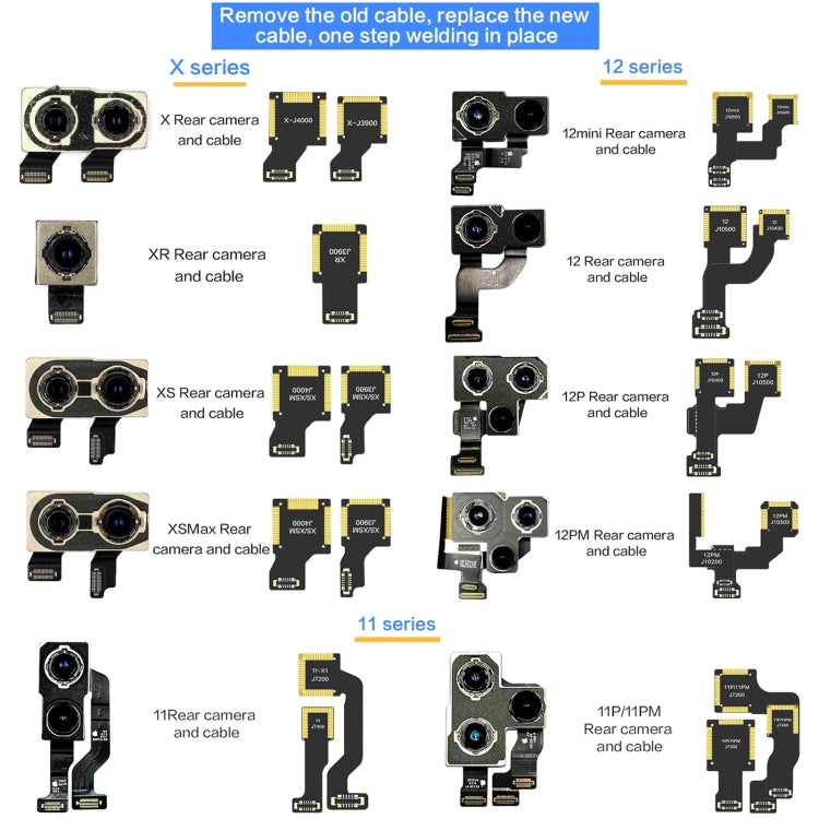 For iPhone 12 Pro i2C Back Facing Ultra Wide Camera Cable