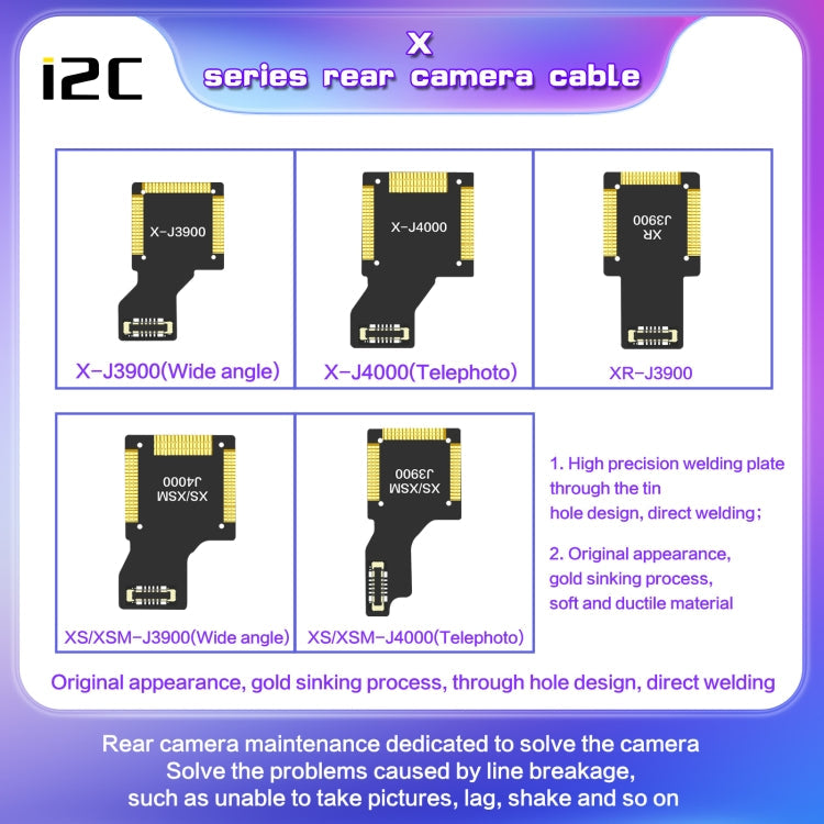 For iPhone 12 Pro i2C Back Facing Ultra Wide Camera Cable