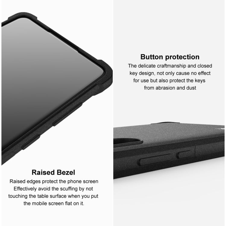 For Honor Magic6 Pro 5G imak Shockproof Airbag TPU Phone Case(Matte Black)